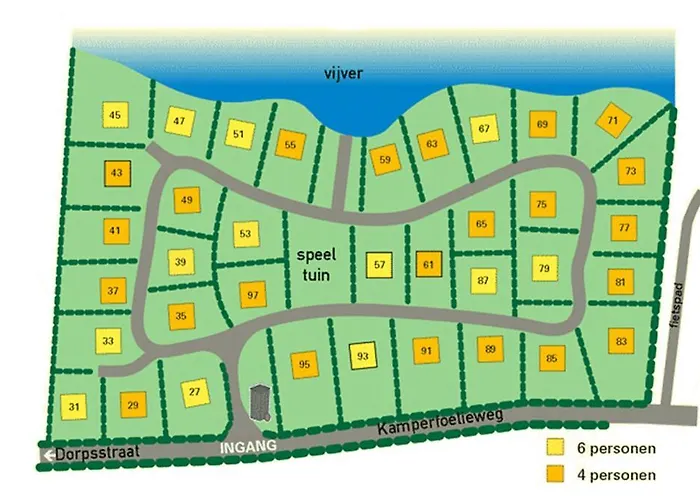 Дом отдыха Villapark Kamperfoelie 43 Де-Коог